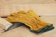 1 Pair Of Leather Work Gloves, Flexible Grip Tough Cowhide Gardening Gloves For Wood Cutting/Construction/Truck Driving/Garden/Yard Working For Men And Women