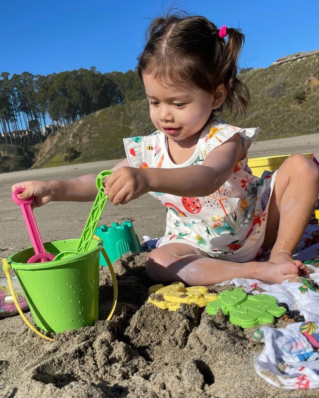 Toddler Girls Clothes Cotton Short Sleeve Casual Girls Dresses for Kids 2-7 Years