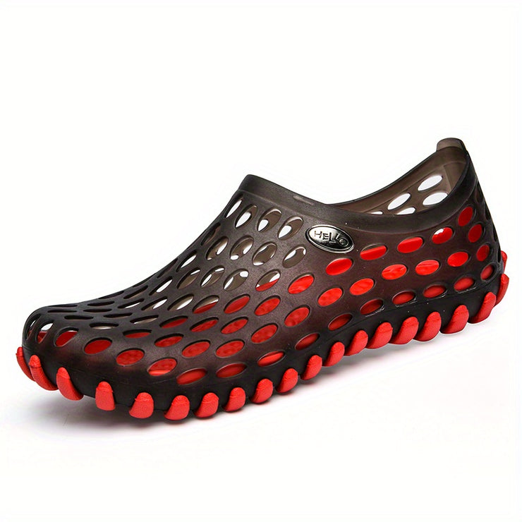 Breathable Unisex Garden Sandals - Non-Slip Summer Slides with Round Toe Design, Perfect for Outdoor Couples Wear
