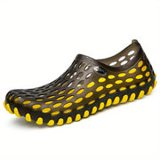 Breathable Unisex Garden Sandals - Non-Slip Summer Slides with Round Toe Design, Perfect for Outdoor Couples Wear
