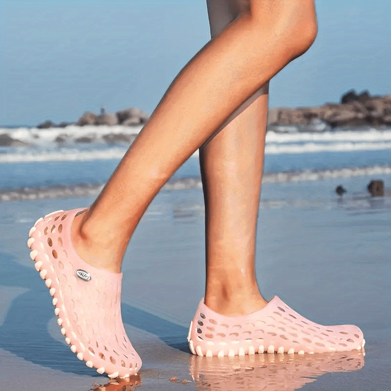 Breathable Unisex Garden Sandals - Non-Slip Summer Slides with Round Toe Design, Perfect for Outdoor Couples Wear