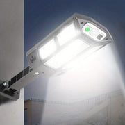 1pc 6500K Super Bright LED Solar Wall Light, Motion Sensor, 3 Lighting Mode Light, Outdoor Garden Security Street Yard Lamp With Battery