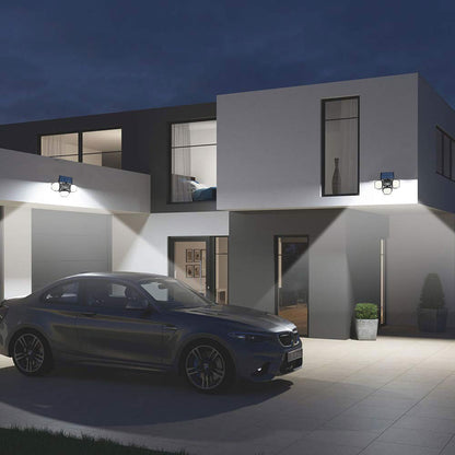 1pc 234 LED Split Solar Wall Light With Remote Control, Water-resistant, PIR Motion Sensor Security Floodlight For Outdoor Patio Yard Garage Garden, LED Lights