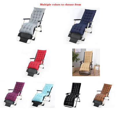 1pc Plush Lounger Recliner Chair Cushion Replacement - Soft, Water-Resistant, and Durable for Outdoor Garden Bench Seat Home Decor - Easy to Clean and Install