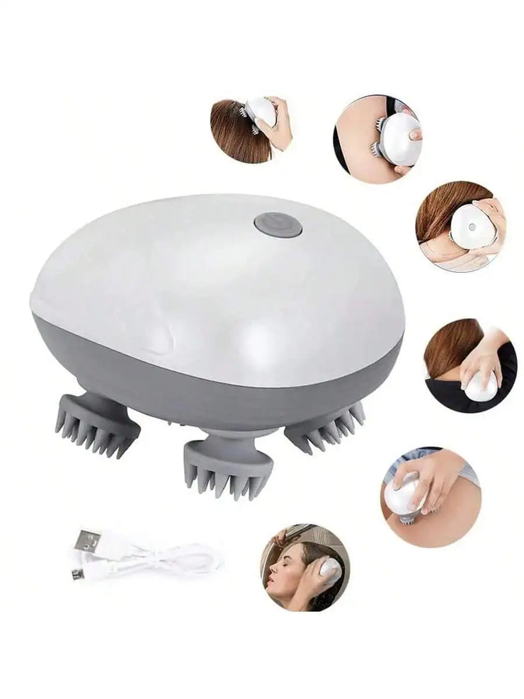 Electric Head Massager & Pet Massager, High Frequency Vibration Scalp Massage For Deep Relaxation  Relieve Stress, Rechargeable