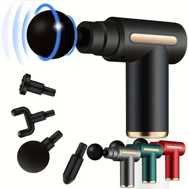 2025 Portable Fascia Gun Deep Tissue Massage Mini Lightweight and Adjustable Speed Massage Equipment Suitable for the Whole Body