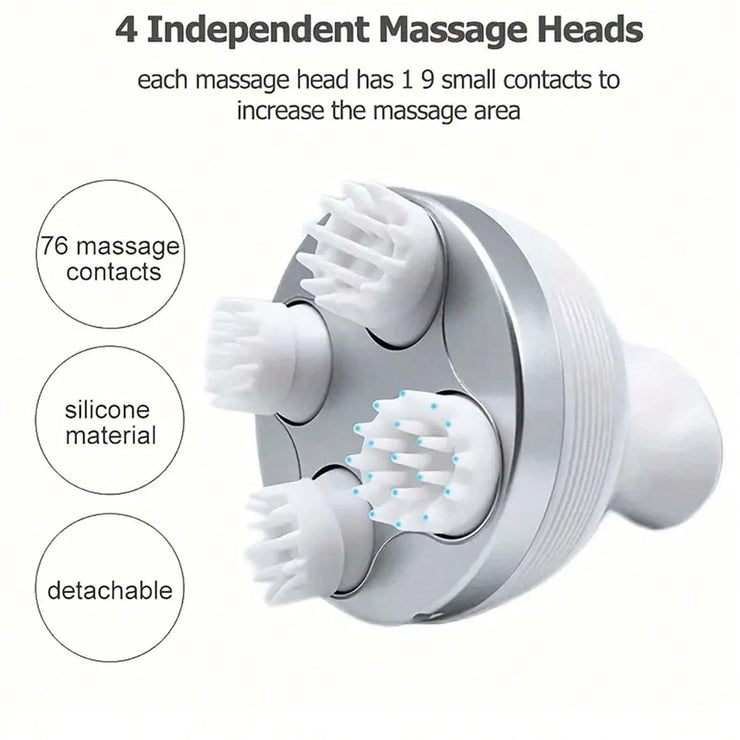 Electric Head Massager & Pet Massager, High Frequency Vibration Scalp Massage For Deep Relaxation  Relieve Stress, Rechargeable