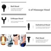 2025 Portable Fascia Gun Deep Tissue Massage Mini Lightweight and Adjustable Speed Massage Equipment Suitable for the Whole Body