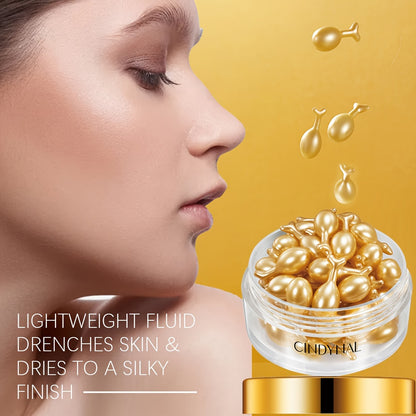 Hydrating Facial Serum Gel, Moisturizing & Hypoallergenic, Fragrance-Free with Glycerin for All Skin Types, Essence Cream, Capsule