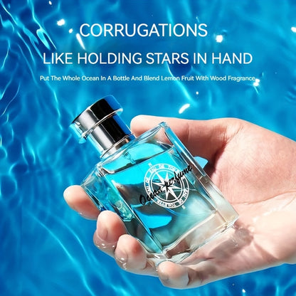 50ml Ocean Pheromones Cologne - Long-Lasting, Light, Fresh, Natural Fragrance for Men, Perfect for Dating, Party, and Gift-Giving, 1.7 Fl. Oz. Eau De Toilette Spray