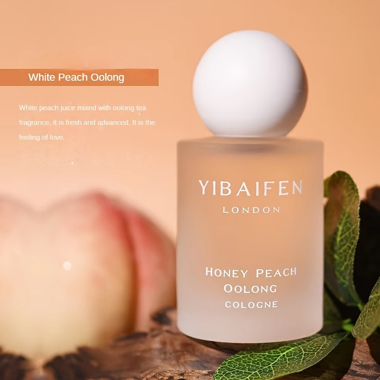 1.7FL.OZ. Honey Peach Cherry Blossom Perfume Spray - Long-Lasting, Natural Fragrance for Women, Parfum Cologne with Floral Notes - Cruelty-Free, Vegan-Friendly