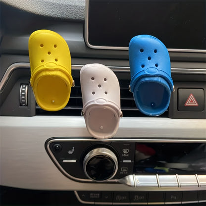 3pcs Car Fragrance Perfume Diffuser Ventilation Clip, Creative Cute Shoe Shaped Car Accessories Decoration