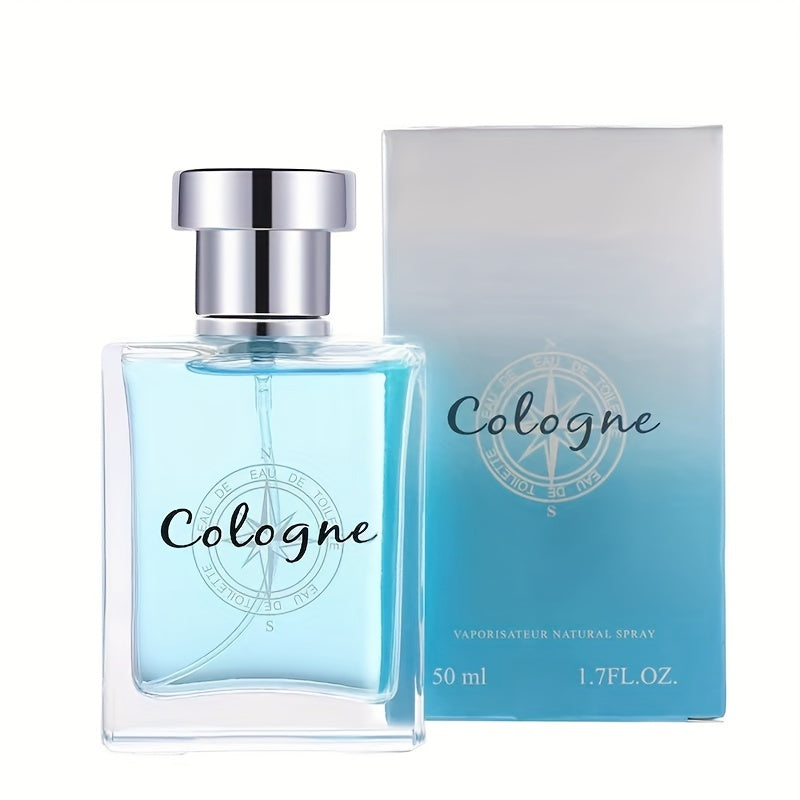 50ml Ocean Pheromones Cologne - Long-Lasting, Light, Fresh, Natural Fragrance for Men, Perfect for Dating, Party, and Gift-Giving, 1.7 Fl. Oz. Eau De Toilette Spray
