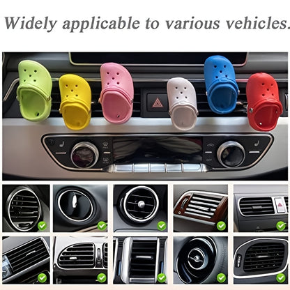 3pcs Car Fragrance Perfume Diffuser Ventilation Clip, Creative Cute Shoe Shaped Car Accessories Decoration