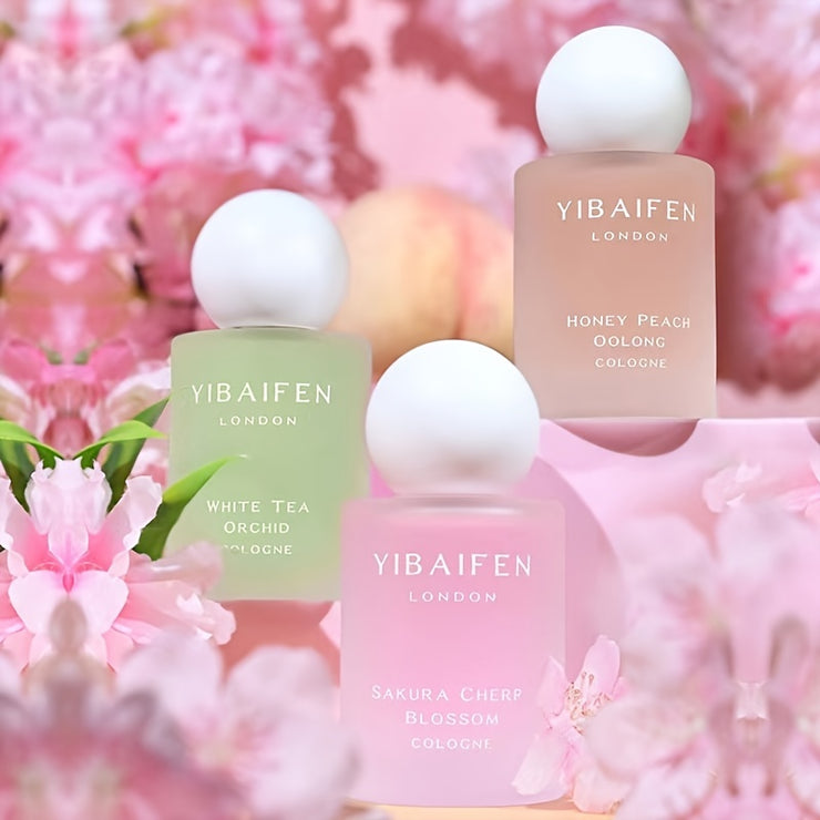 1.7FL.OZ. Honey Peach Cherry Blossom Perfume Spray - Long-Lasting, Natural Fragrance for Women, Parfum Cologne with Floral Notes - Cruelty-Free, Vegan-Friendly
