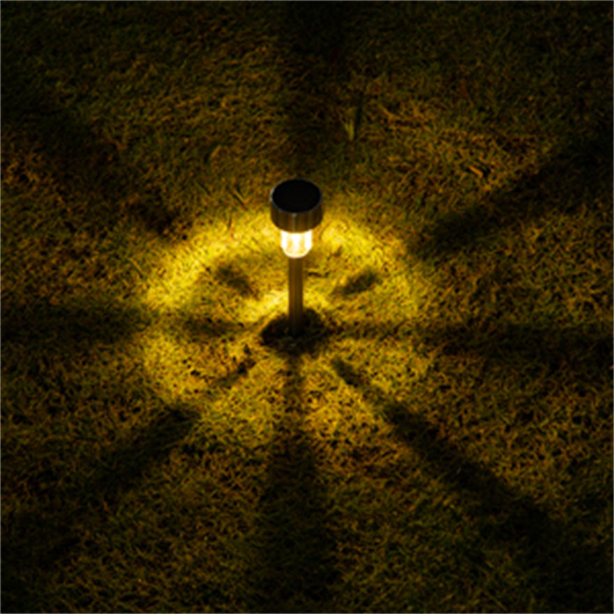 12 Pack Solar Outdoor Lights, Stainless Steel Solar Lights Outdoor Waterproof, LED Pathway Lights Outdoor Solar Lights Solar Garden Lights For Patio, Lawn, Yard And Landscape