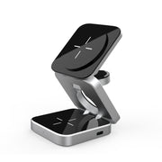 3 In 1 Foldable Wireless Charger Station Magnetic Wireless Charging For Multiple Devices