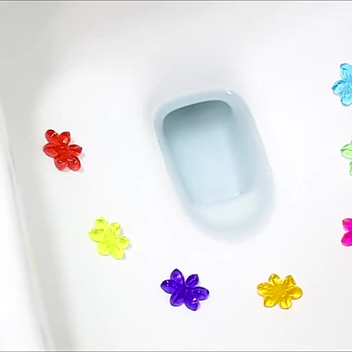 1pc/6pcs Toilet Gel Stamp Flower Fragrance Bathroom Deodorizer Bowl Cleaner Toilet Wand Refills For RV And Home