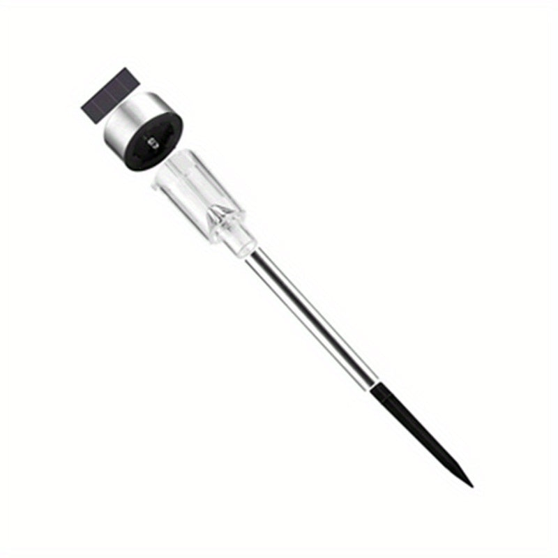 12 Pack Solar Outdoor Lights, Stainless Steel Solar Lights Outdoor Waterproof, LED Pathway Lights Outdoor Solar Lights Solar Garden Lights For Patio, Lawn, Yard And Landscape