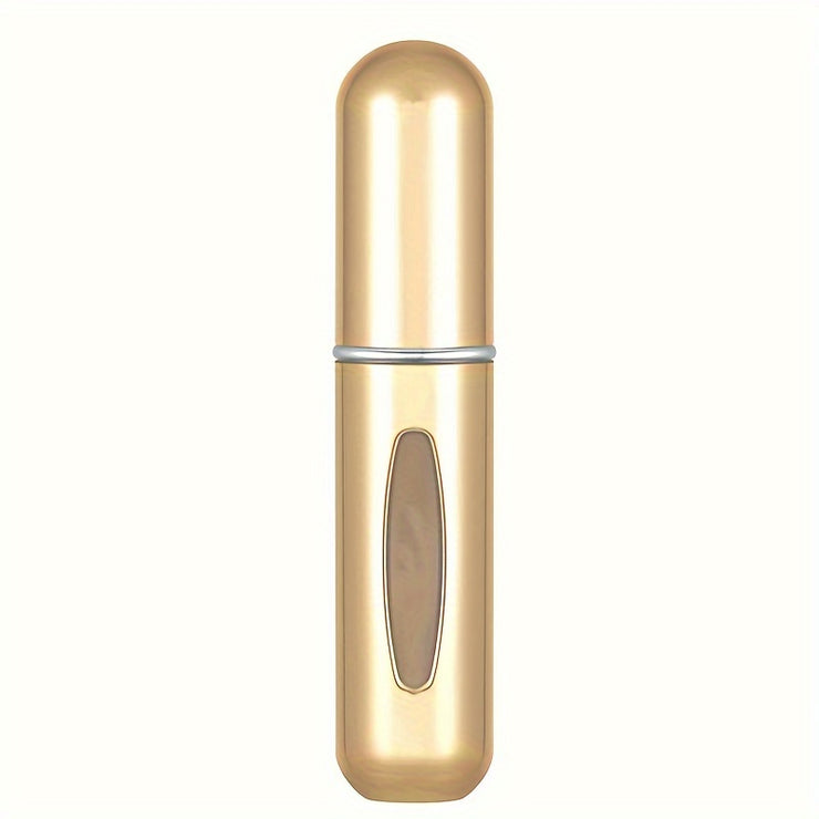 1pc,Mini Travel Perfume Refillable Atomizer, Solid Portable Perfume Spray Bottle, Travel Perfume Scent Pump Case Fragrance Empty Container Spray Bottle For Traveling And Outgoing,5ml