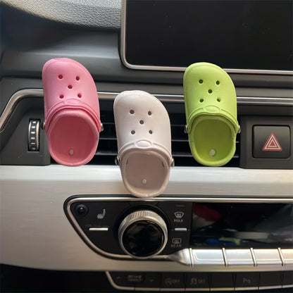 3pcs Car Fragrance Perfume Diffuser Ventilation Clip, Creative Cute Shoe Shaped Car Accessories Decoration
