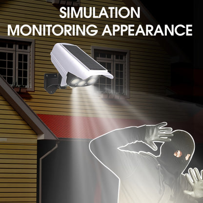 1pc Simulation Monitoring Solar Outdoor Lights, Motion Sensor Outdoor, Solar Security Light, For Front Door, Backyard, Steps, Garage, Garden