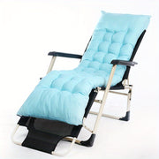1pc Plush Lounger Recliner Chair Cushion Replacement - Soft, Water-Resistant, and Durable for Outdoor Garden Bench Seat Home Decor - Easy to Clean and Install