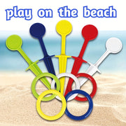 Fun Outdoor Sports Game Set for Kids & Adults - Rainbow Throwing Rings for Beach, Garden, Lawn & Backyard! Christmas, Halloween, Thanksgiving gifts