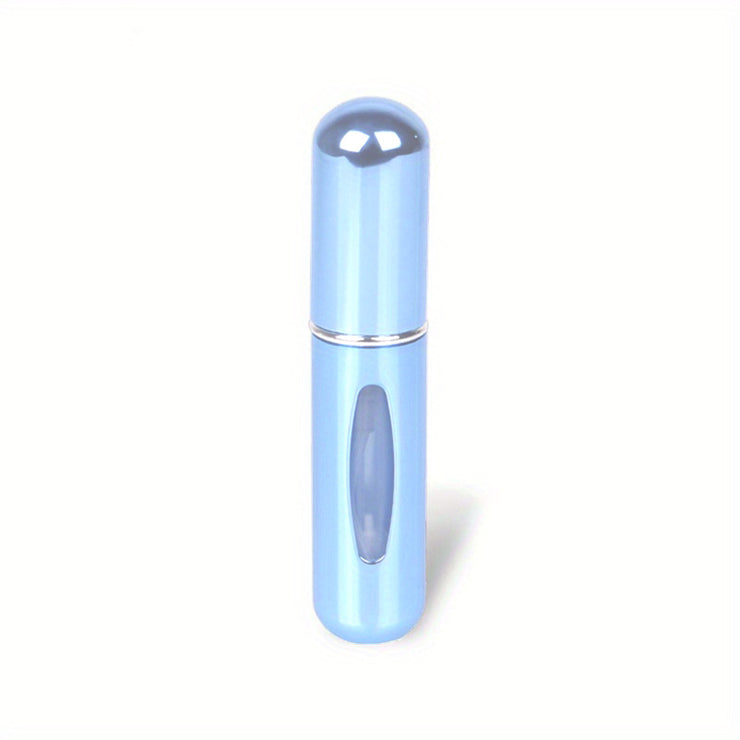 1pc,Mini Travel Perfume Refillable Atomizer, Solid Portable Perfume Spray Bottle, Travel Perfume Scent Pump Case Fragrance Empty Container Spray Bottle For Traveling And Outgoing,5ml