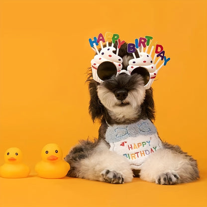 Make Your Pet's Birthday Special with this Adorable Dog Birthday Hat & Bandana Set!
