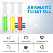 1pc/6pcs Toilet Gel Stamp Flower Fragrance Bathroom Deodorizer Bowl Cleaner Toilet Wand Refills For RV And Home