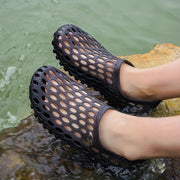Breathable Unisex Garden Sandals - Non-Slip Summer Slides with Round Toe Design, Perfect for Outdoor Couples Wear