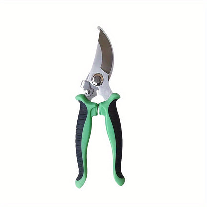 One set, branch scissors, stainless steel fruit scissors, multi-functional branch scissors, garden scissors, anti-slip, labor-saving, manual pruning scissors