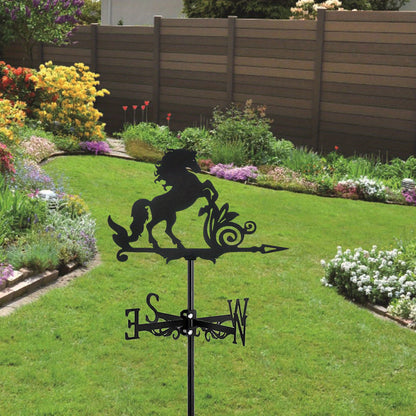 1pc, New Metal Animal Horse Wind Sign, Vertical Decorative Roof Wind Sign Garden Yard Decoration, For Roof Garden, Garden Shed, Home, Fence Column, Greenhouse, Barn Or S Hed Wind Sign