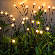 6/8/10 Lights Solar Lawn Lamp Garden Lamp, LED Wind-driven Firefly Ground Plug Lamp, Garden Ramadan Decoration Festival Lamp