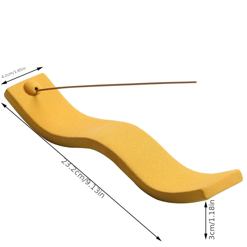 1pc, Handcrafted Ceramic Incense Stick Holder - Perfect Home Decor for Aromatherapy and Tea Ceremonies - Creative Gift for Lovers of Fragrance and Beauty