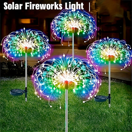 Fireworks Lights Outdoor, Solar Firework Lights Outdoor Waterproof IP65 With 8 Lighting Modes Firework Solar String Lights For Garden Patio Backyard Decor 420LED/300LED/200LED/150LED/60LED