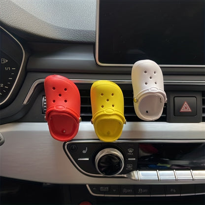 3pcs Car Fragrance Perfume Diffuser Ventilation Clip, Creative Cute Shoe Shaped Car Accessories Decoration