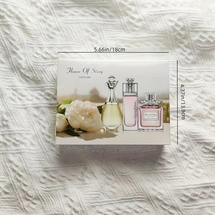 3pcs Refreshing Cedar Perfume Set for Women - Fragrance Women's, Long-Lasting, Light, Ideal for Dating, Party, Gift Giving, and Everyday Wear