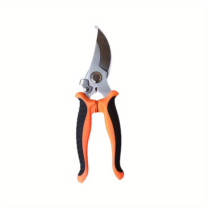 One set, branch scissors, stainless steel fruit scissors, multi-functional branch scissors, garden scissors, anti-slip, labor-saving, manual pruning scissors