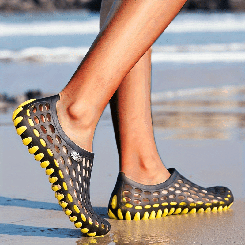 Breathable Unisex Garden Sandals - Non-Slip Summer Slides with Round Toe Design, Perfect for Outdoor Couples Wear