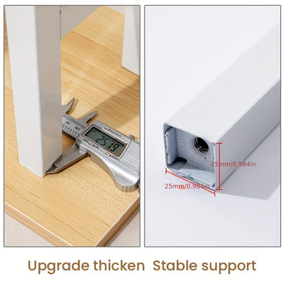 Multiple Flower Pot Holder Rack - Space-Saving Planter Stand Shelves for Indoor Home Garden Decoration and Storage Organizer Display