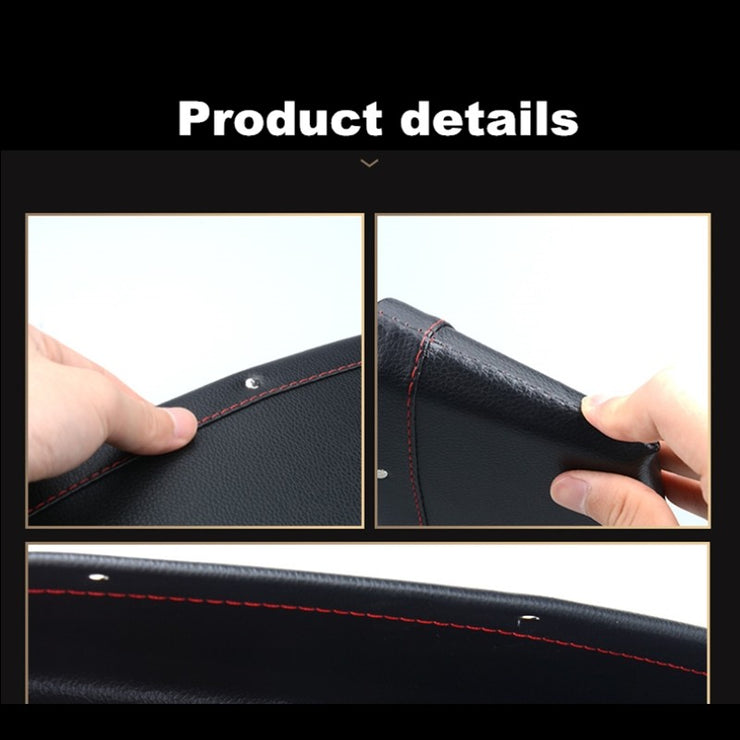 Car Organizer Box Caddy Catcher PU Leather Seat Gap Storage Bag