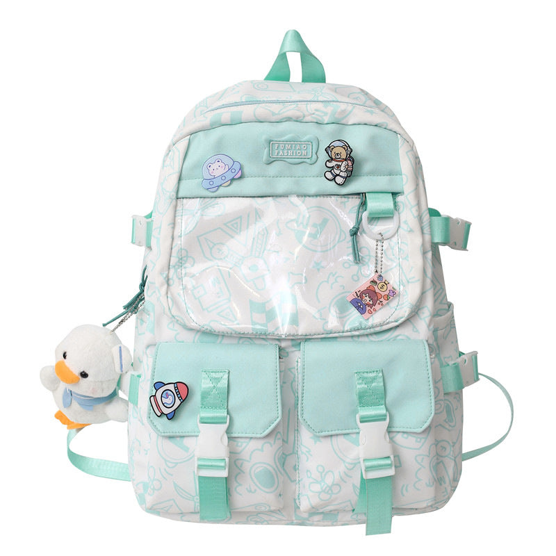 Outdoor Large Capacity Travel Multi-pocket Student Bag