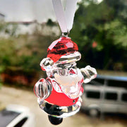 Crystal Santa Claus Home Decor Pendant