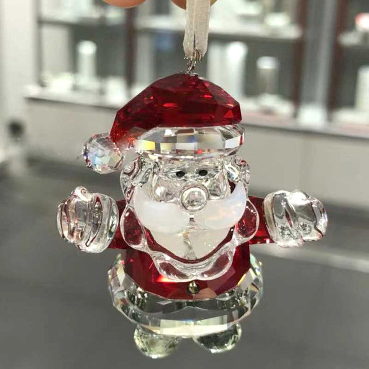 Crystal Santa Claus Home Decor Pendant