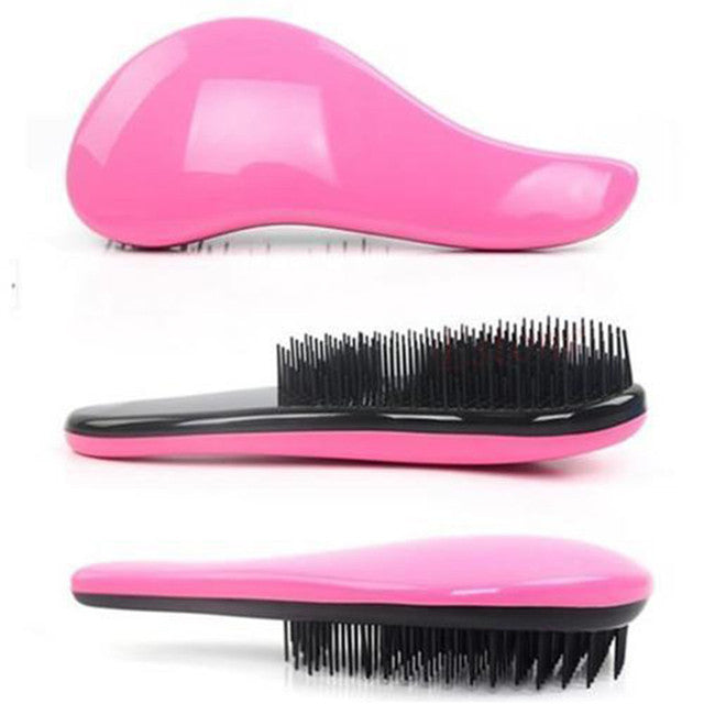 Magic Anti-static Hair Brush Handle Tangle Detangling Comb