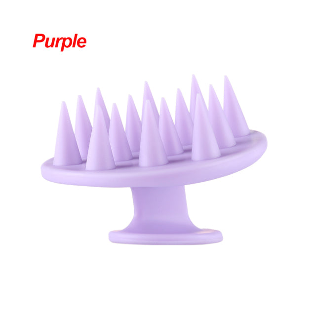 Silicone shampoo scalp hair massager shampoo massage comb