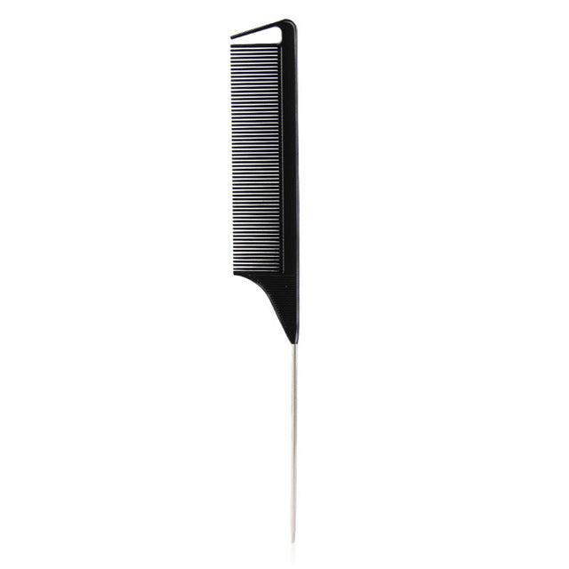 Hot Fashion Black Fine-tooth Comb Metal Pin