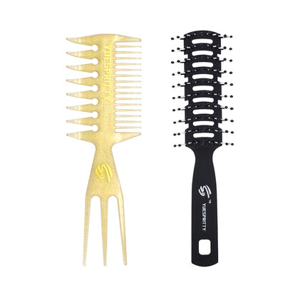 styling hair brush oil comb